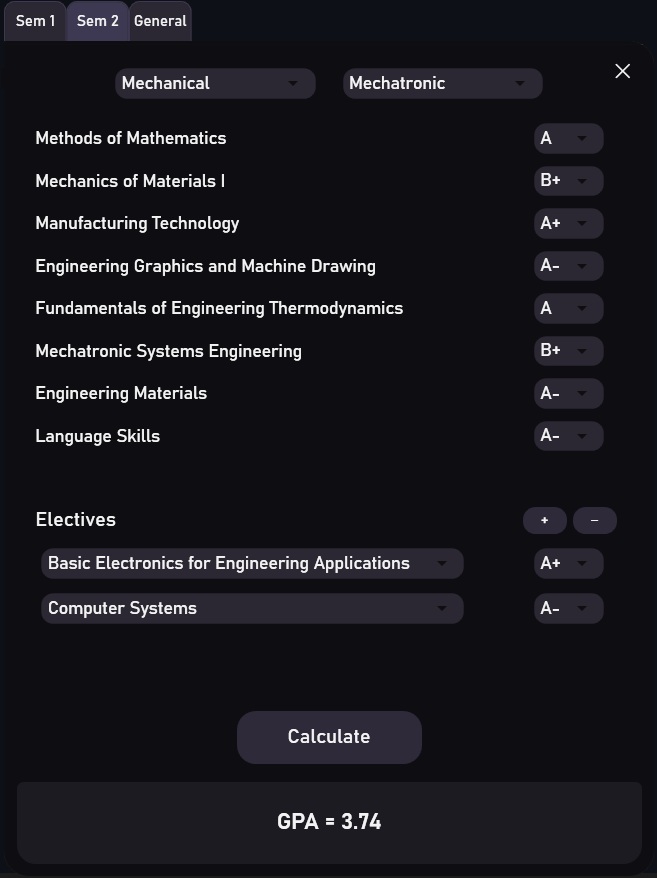 GPA Calculator